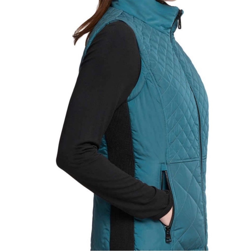 NWT Andrew Marc Women’s Quilted Fitted Vest Size Medium - Picture 3 of 12